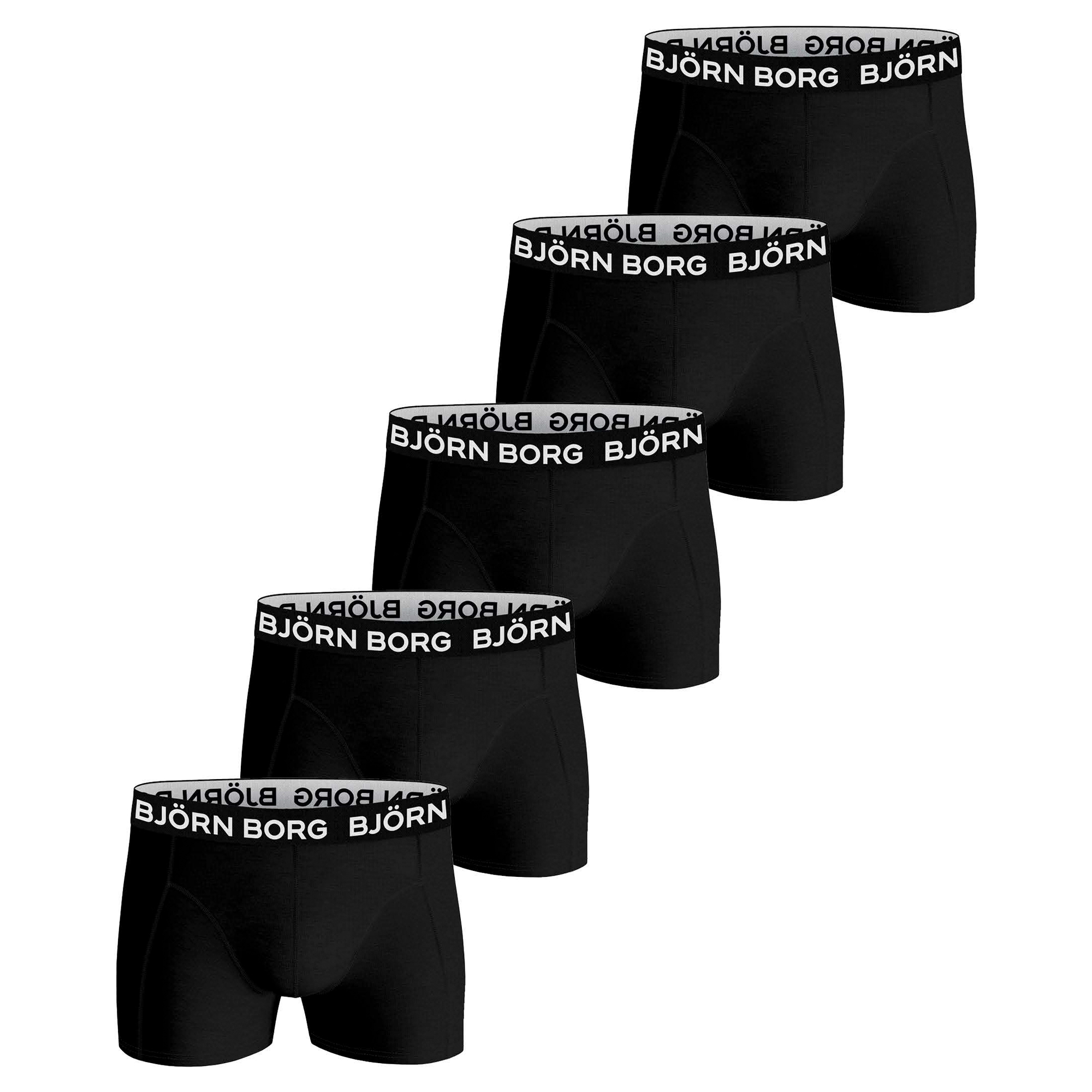 Bjorn Borg Bj&#xF6, rn Borg Core boxershorts met logoband in 5 pack online kopen