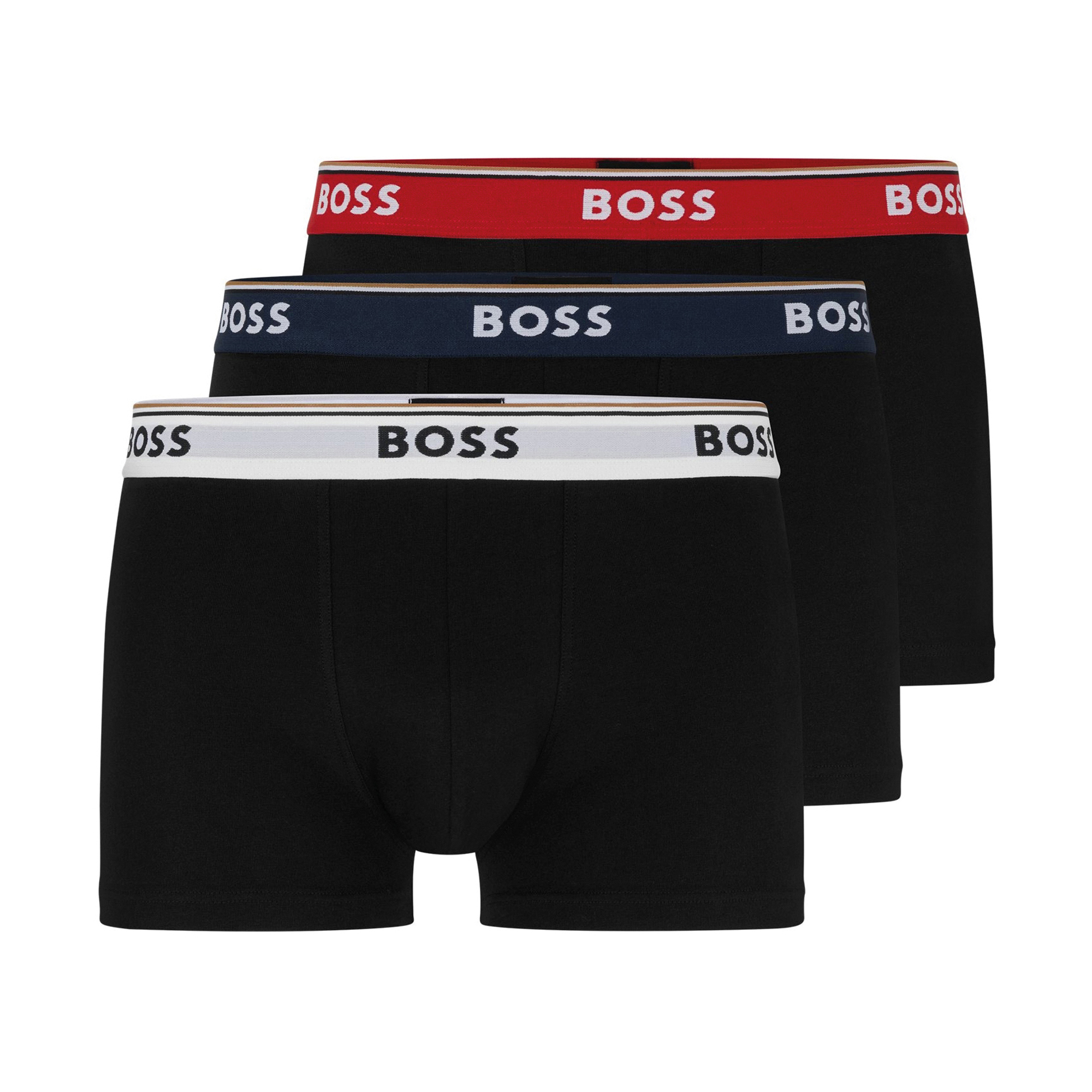 Hugo Boss Boxershorts met logoband in 3 pack online kopen