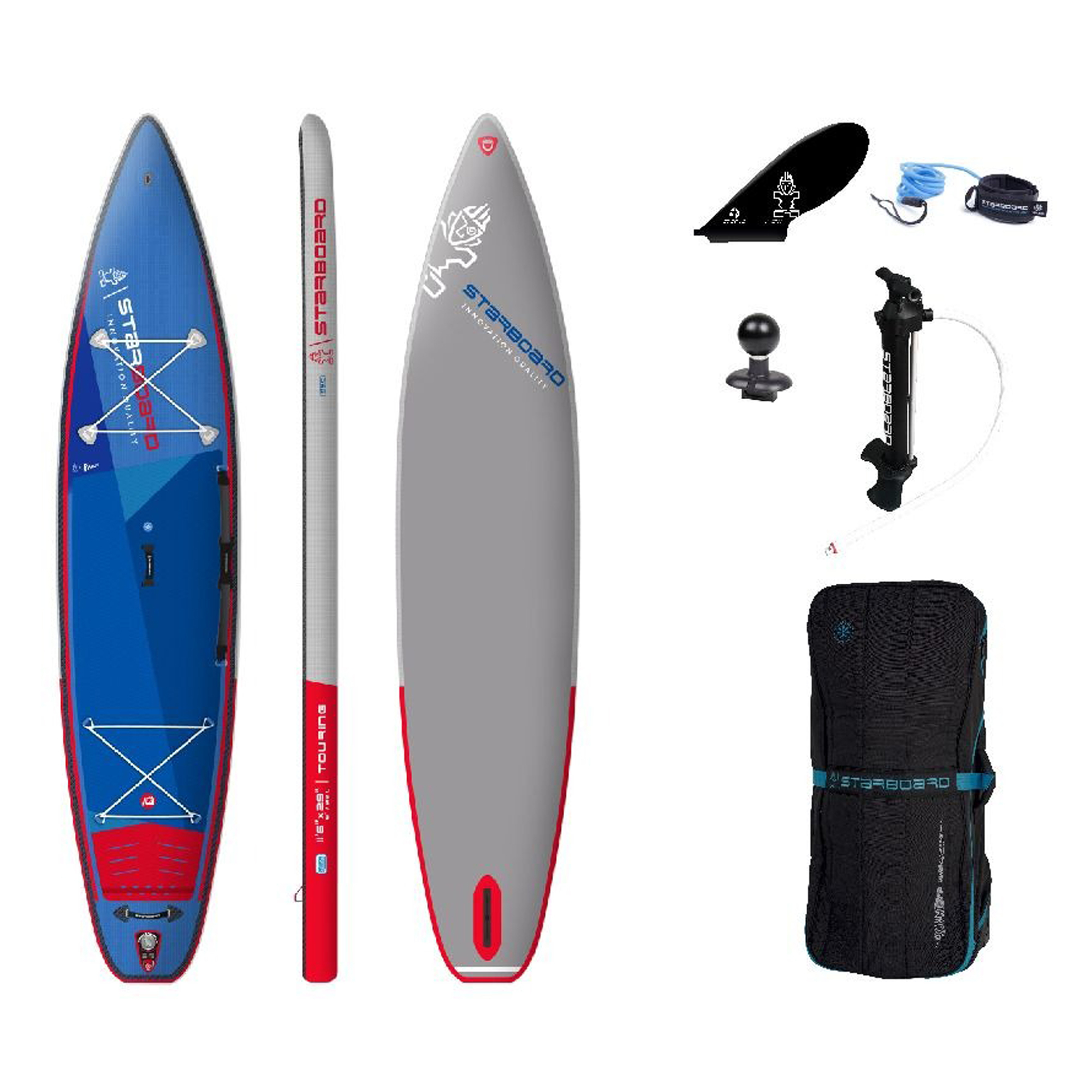Starboard Touring Deluxe SC 11'6" SUP Board Set