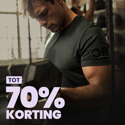 Fitnesskleding tot 70% korting