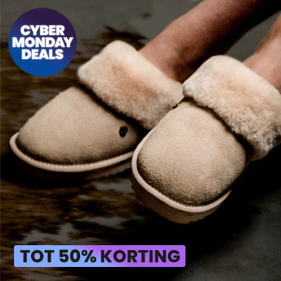 Pantoffels tot 50% korting