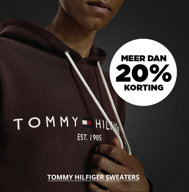 Meer dan 20% korting op Tommy Hilfiger sweaters